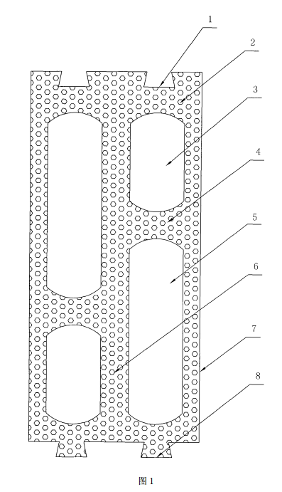氟化鈣污泥陶粒砌塊的截面圖 氟化鈣污泥陶粒砌塊的截面圖